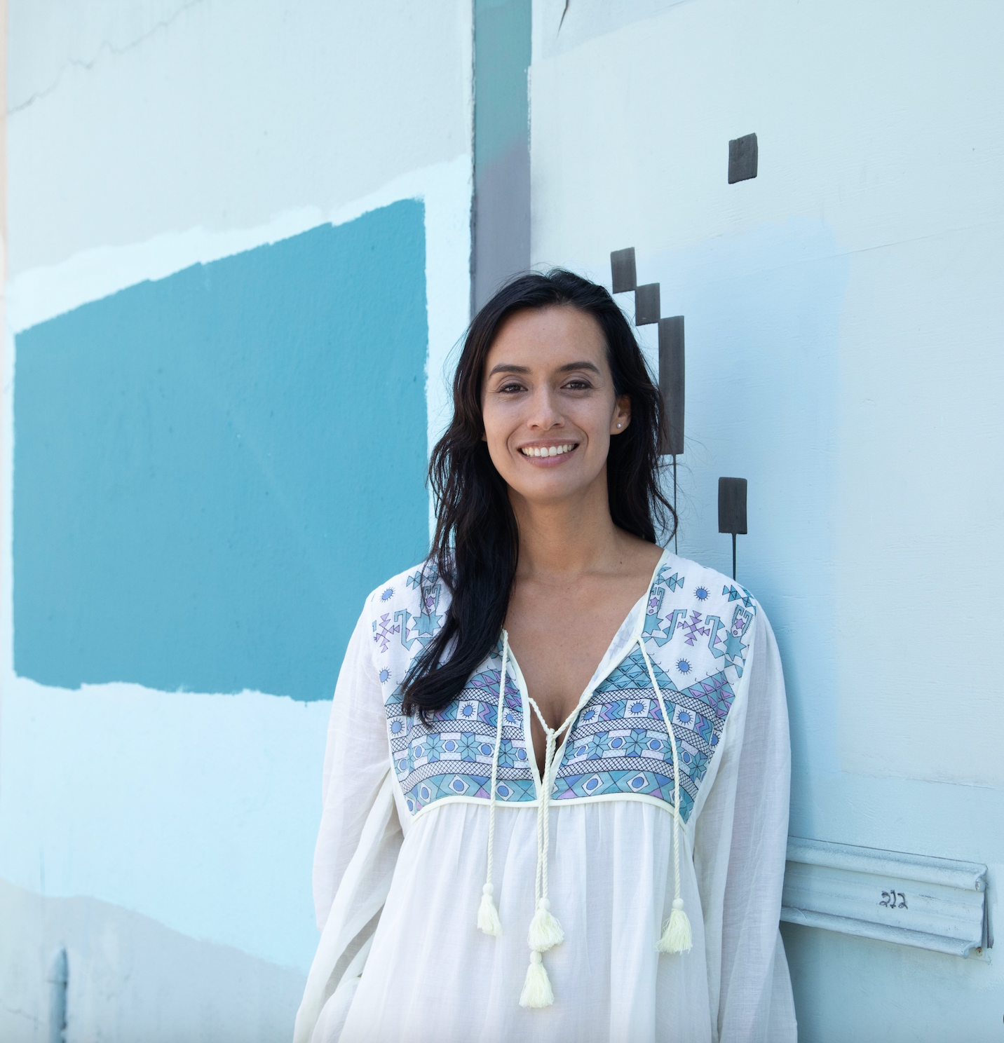 Kayla Printed Midi Dress Natural/Multicolor